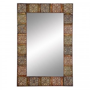 Decmode Metal Wall Mirror, Multi Color   556345518